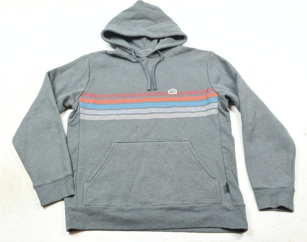 Patagonia Uprisal Hoodie Mens Medium Womens Large Gray Long Sleeve Pulllover